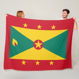 Flagge Grenadas Fleecedecke
