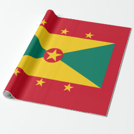 Flagge Grenadas Geschenkpapier