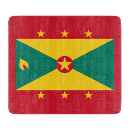 Flagge Grenadas Schneidebrett
