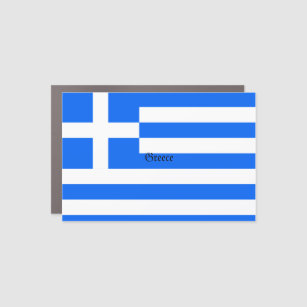 Flagge Griechenlands Auto Magnet