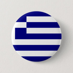 Flagge Griechenlands Button