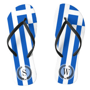 Flagge Griechenlands Flip Flops
