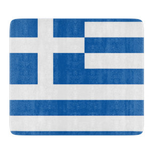 Flagge Griechenlands, griechisch Schneidebrett