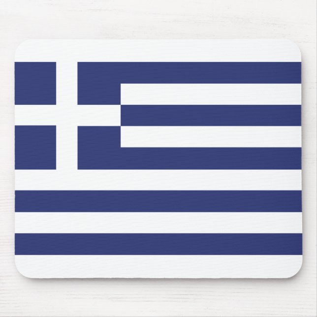 Flagge Griechenlands Mousepad (Vorne)