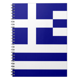 Flagge Griechenlands Notizblock