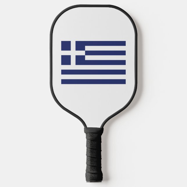 Flagge Griechenlands Pickleball Schläger (Vorderseite)