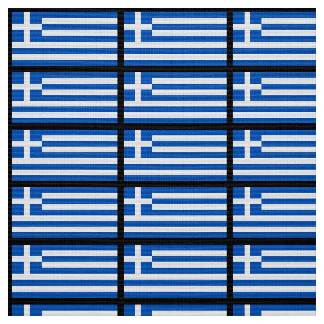 Flagge Griechenlands Stoff (Muster)