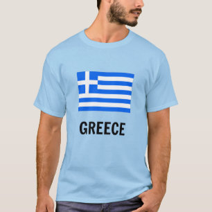 Flagge Griechenlands T - Shirt