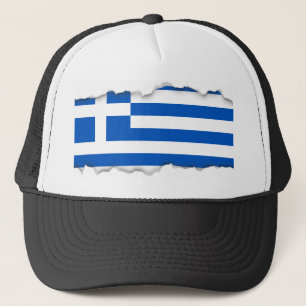 Flagge Griechenlands Truckerkappe
