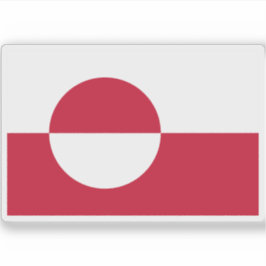 Flagge Grönlands Aufkleber