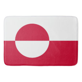 Flagge Grönlands Badematte