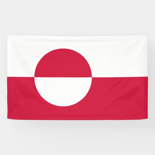 Flagge Grönlands Banner (Horizontal)