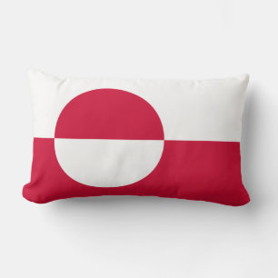 Flagge Grönlands Lendenkissen