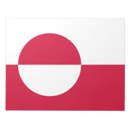 Flagge Grönlands Notizblock