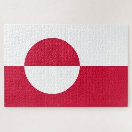 Flagge Grönlands Puzzle