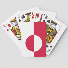 Flagge Grönlands Spielkarten