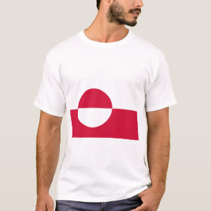 Flagge Grönlands T-Shirt