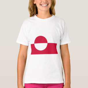 Flagge Grönlands T-Shirt