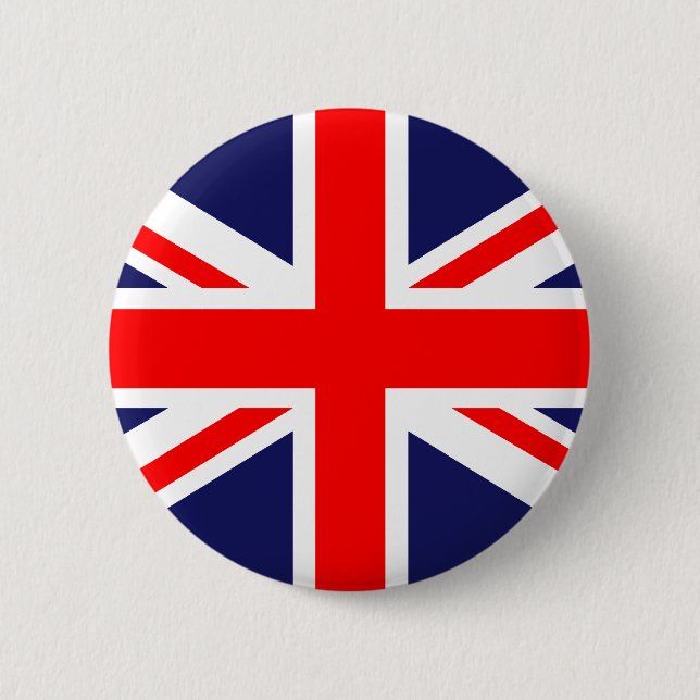 Flagge Großbritanniens Button (Vorderseite)