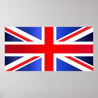 Flagge Großbritanniens Poster