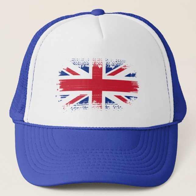 Flagge Großbritanniens Truckerkappe (Vorderseite)
