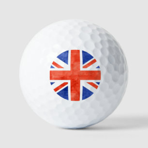 Flagge Grunge Vereinigtes Königreich Golfball