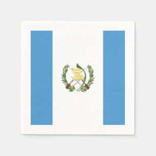 Flagge: Guatemala Serviette