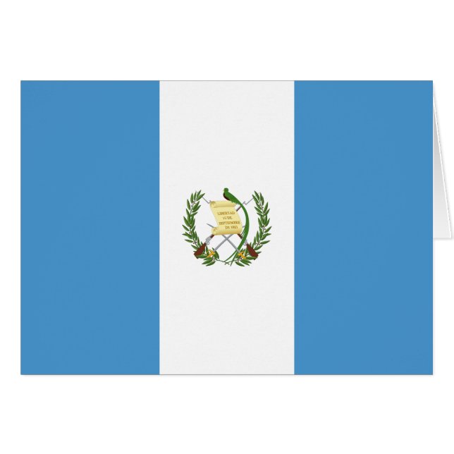 Flagge Guatemalas (Vorderseite (Horizontal))