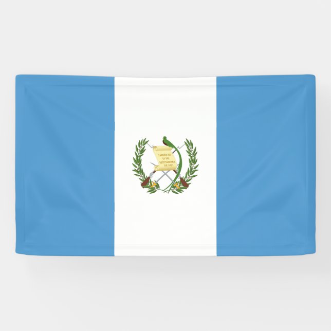 Flagge Guatemalas Banner (Horizontal)