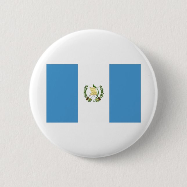 Flagge Guatemalas Button (Vorderseite)