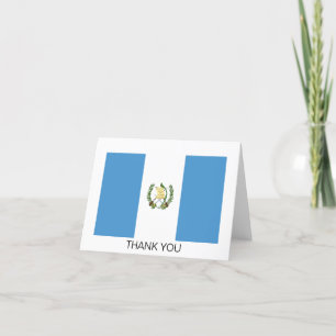 Flagge Guatemalas Dankeskarte