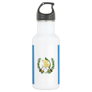 Flagge Guatemalas Edelstahlflasche