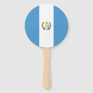 Flagge Guatemalas Fächer