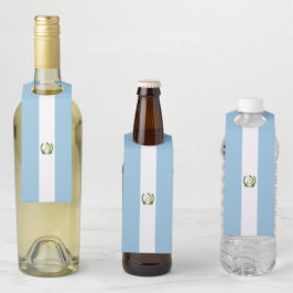 Flagge Guatemalas Flaschenanhänger