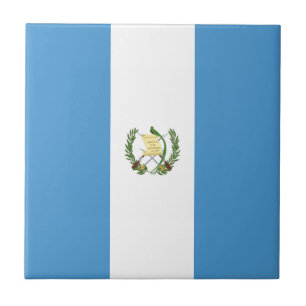 Flagge Guatemalas Fliese