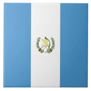 Flagge Guatemalas Fliese