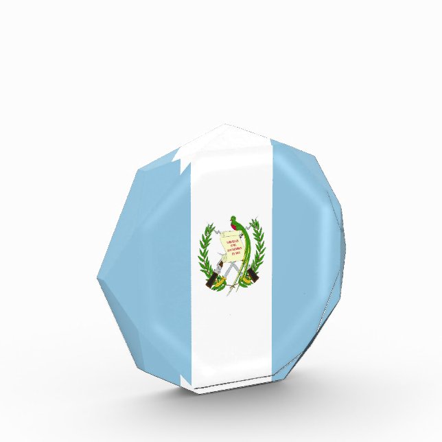 Flagge Guatemalas Fotoblock (Links)