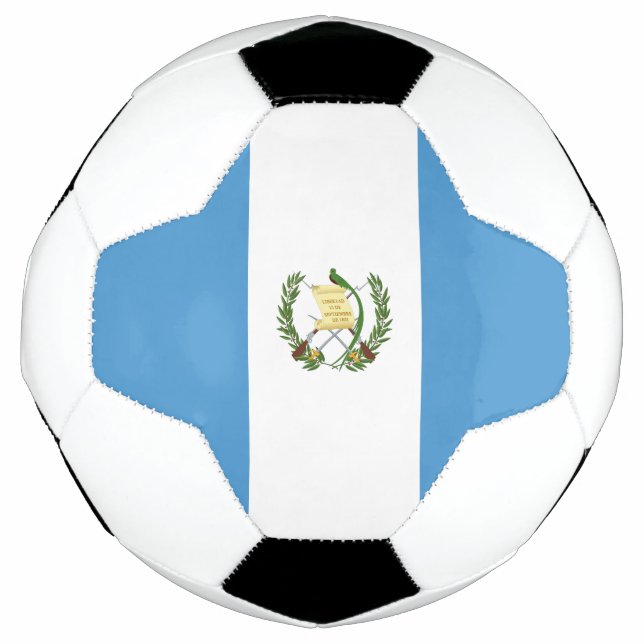 Flagge Guatemalas Fußball (Vorderseite)