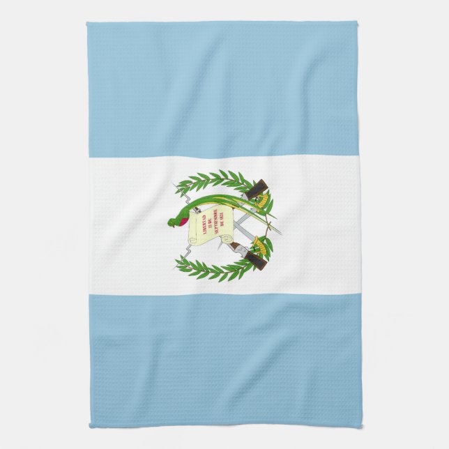 Flagge Guatemalas Geschirrtuch (Vertikal)