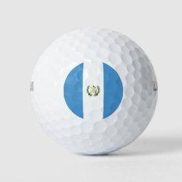 Flagge Guatemalas Golfball