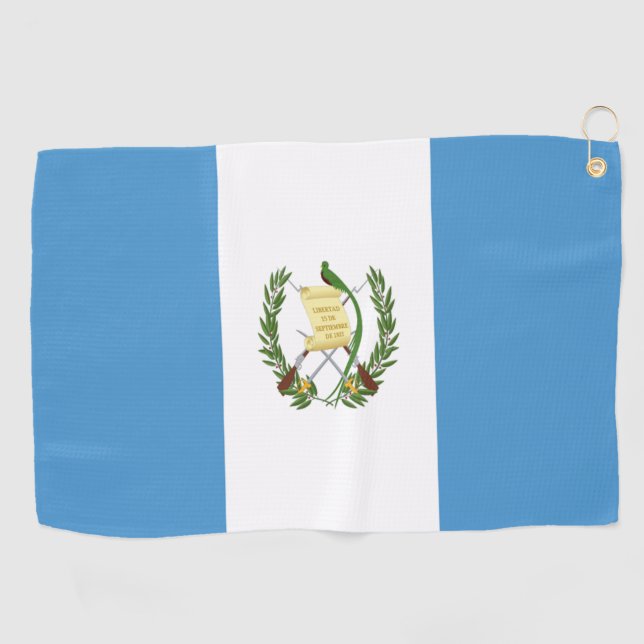 Flagge Guatemalas  Golfhandtuch (Horizontal)