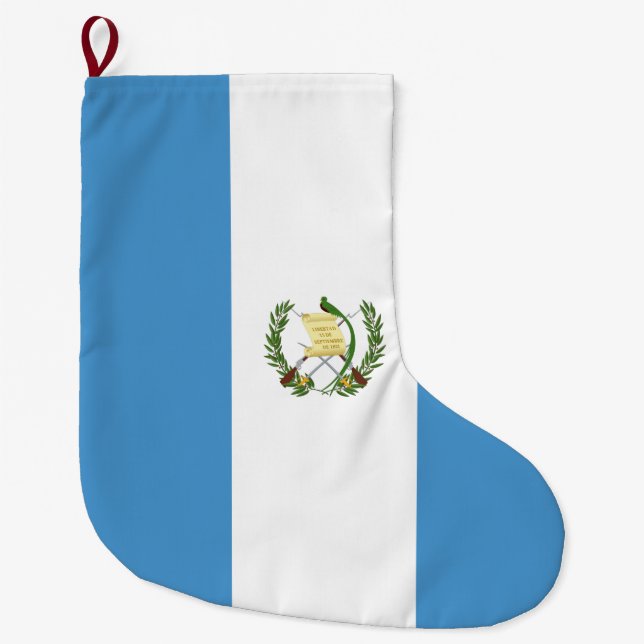 Flagge Guatemalas Großer Weihnachtsstrumpf (Vorderseite)