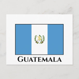 Flagge Guatemalas (Guatemala) Postkarte
