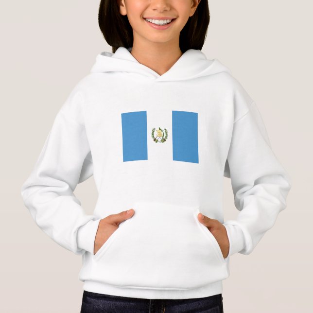 Flagge Guatemalas Hoodie (Vorderseite)