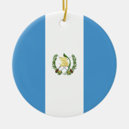Flagge Guatemalas Keramik Ornament