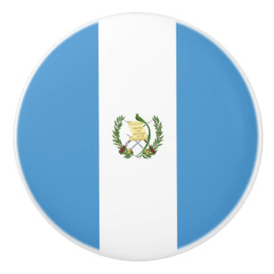 Flagge Guatemalas Keramikknauf