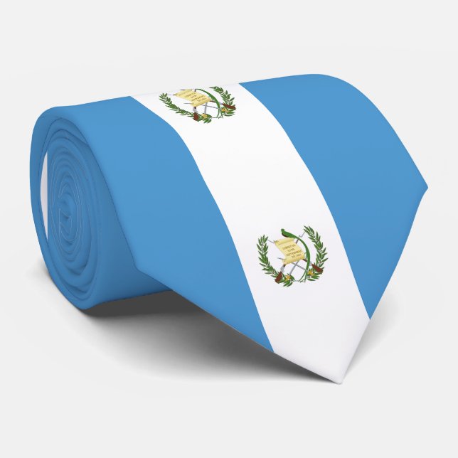 Flagge Guatemalas Krawatte (Gerollt)