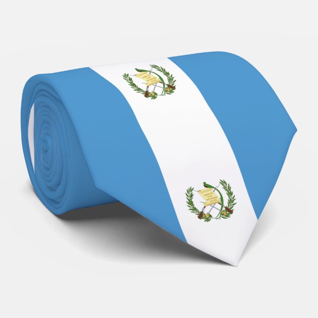 Flagge Guatemalas Krawatte (Gerollt)