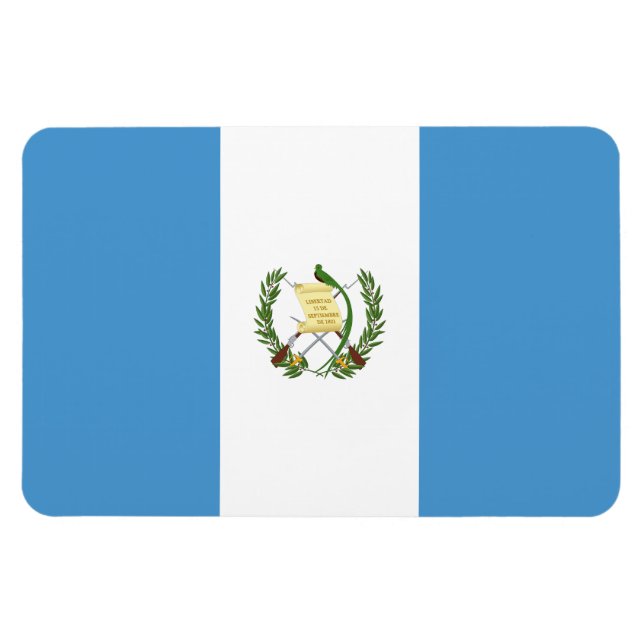 Flagge Guatemalas Magnet (Horizontal)
