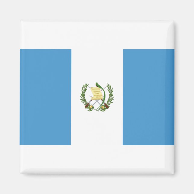 Flagge Guatemalas Magnet (Vorne)